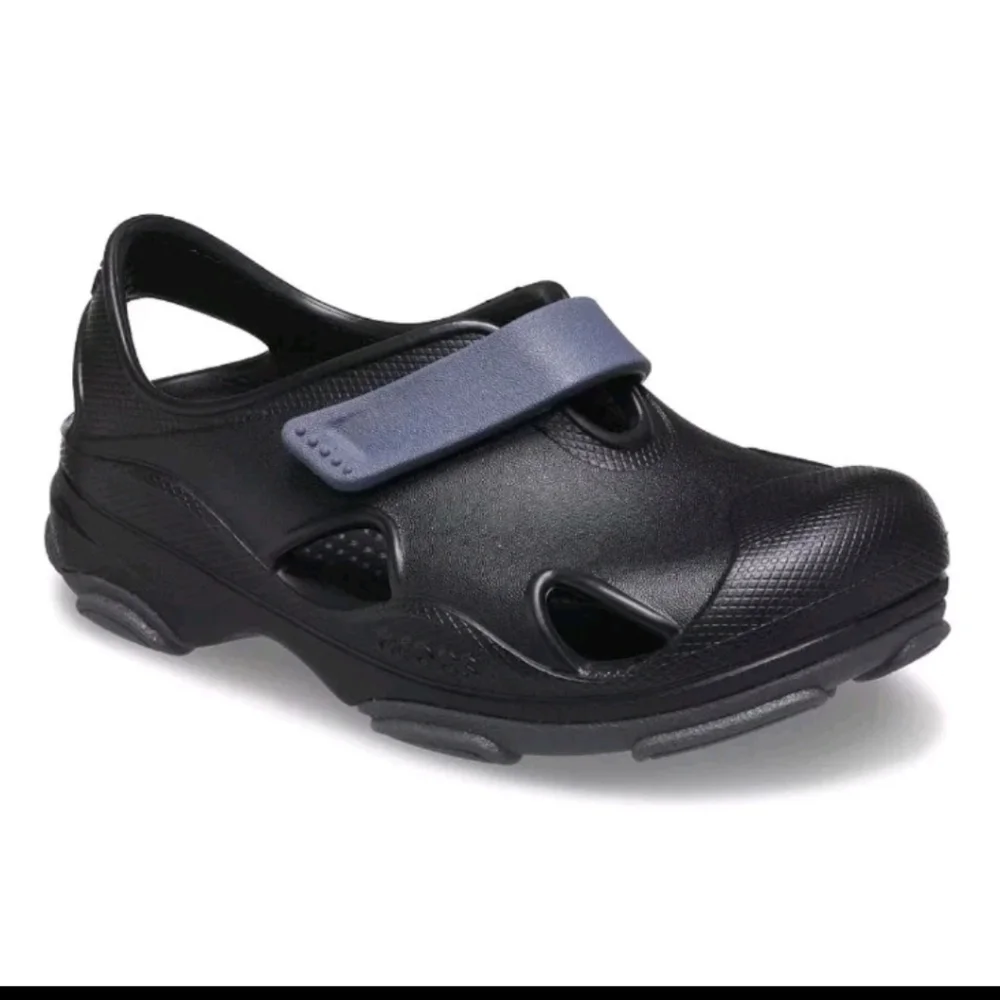Crocs Black Classic All-Terrain Toddler Boys’ Clogs C7 Durable Slip-On Clog C7